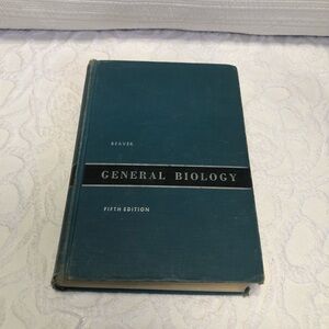 Vintage General Biology Fifth Edition by William C. Beaver  1958 Book Used